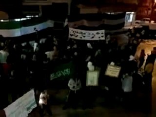 فري برس   إدلب   معرة مصرين   مسائية إدلب الجريحة 23 1 2012
