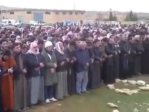 فري برس ادلب التح تشييع الشهيد حسن سليمان الخالد 24 1 2012