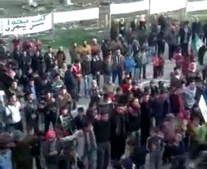 فري برس   ادلب   كفر يحمول ثلاثاء الشكر للاعلام الحر 24 1 2012