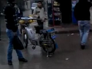 فري برس   حمص باب الدريب تحت الماذنتين 24 1 2012