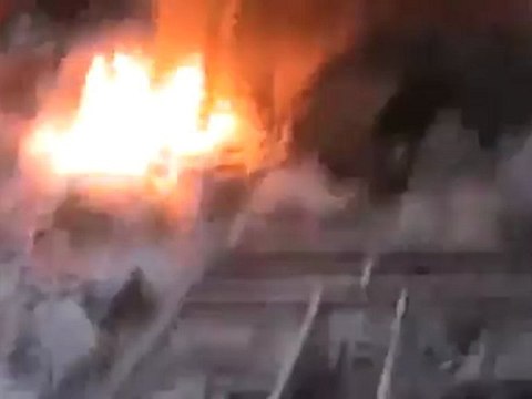 فري برس حمص كرم الزيتون نزول قذئف عصابات الاسد على المنازل 24 1 2012