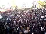 فري برس   ريف دمشق دوما تشيع الشهيد البطل ياسين كمال الريحاني 24 1 2012 ج2