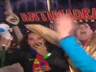 Cita culé en Canaletas tras el triunfo ante el Madrid en la Copa del Rey