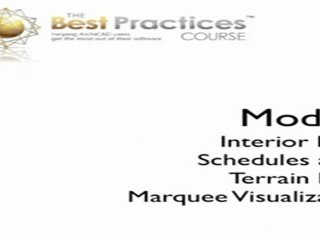 1of3- QuickStart Course Overview; ArchiCAD Tutorial | Bobrow