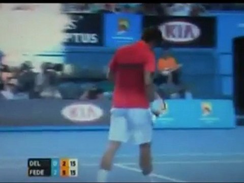 Roger Federer vs Juan Martin Del Potro - Australian Open 2012