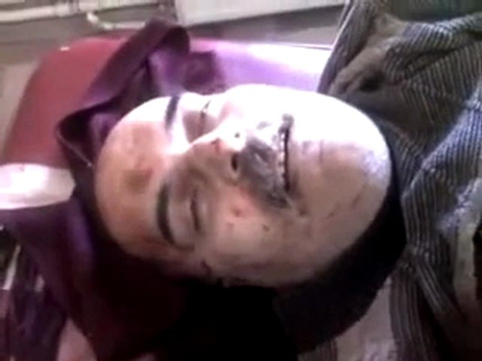 فري برس   إدلب   سراقب الشهيد نهاد أنس ريحاني 29 11 2011
