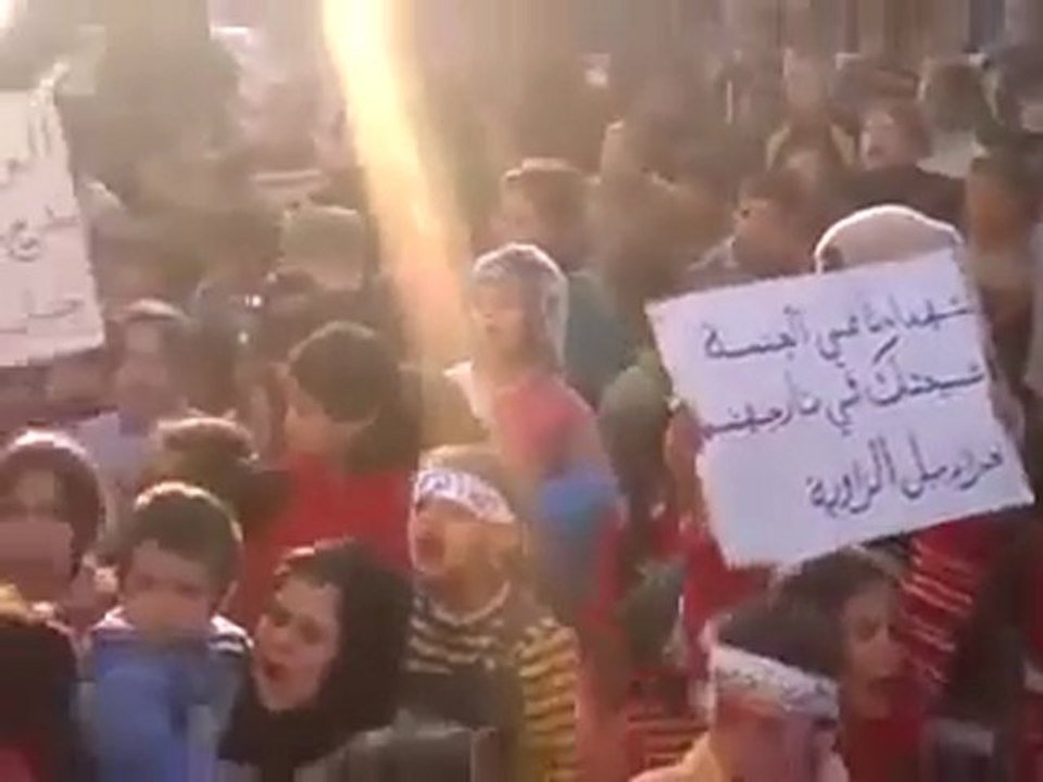 فري برس   إدلب   جبل الزاوية مظاهرة مسائية الثلاثاء 29 11 2011