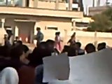 فري برس   حوران خربة غزالة مظاهرة طلابية في 30 11 2011