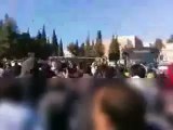 فري برس   حلب المظاهرة في ساحة الجامعة 30 11 2011 ج1