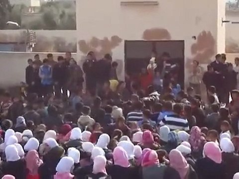 فري برس نصيب مظاهرة طلابية حاشدة نصرة لداعل 30 11 2011