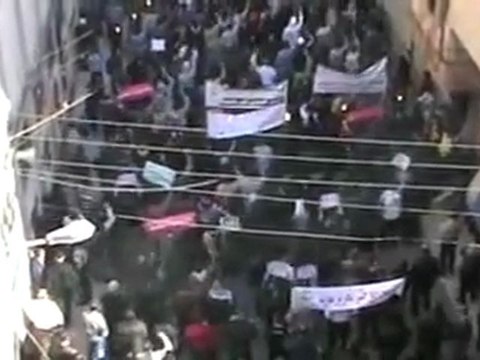 فري برس حمص القرابيص جمعة المنطقة العازلة مطلبنا 2 12 2011