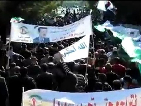 فري برس حمص الإنشاءات جمعة المنطقة العازلة مطلبنا ثورة سورية 2 12 2011