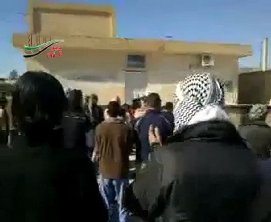 فري برس   ديرالزور الخريطة جمعة  المنطقة العازلة مطلبنا 2 12 2011