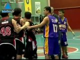 Filipino Workers Shoot Hoops