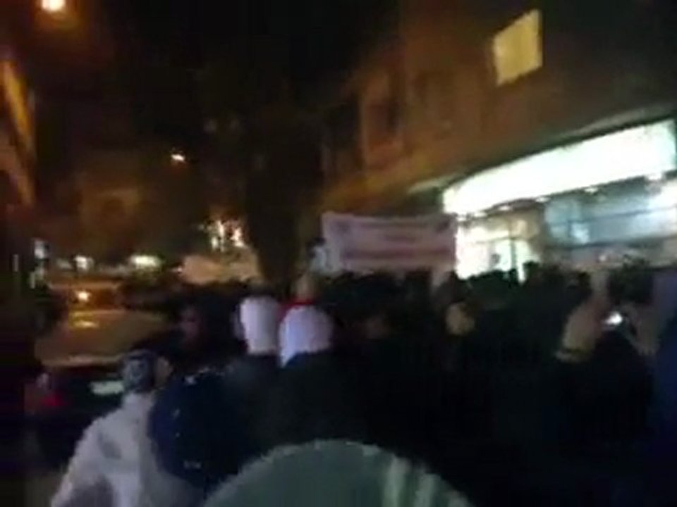 فري برس   ريف دمشق زملكا مظاهرة مسائية حاشدة 3 12 2011 ج2