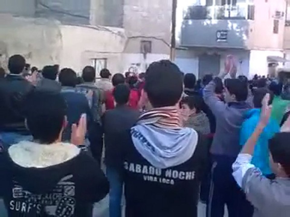 فري برس   حماة العليليات مظاهرة في جمعة المنطقة العازلة مطلبنا 2 12 2011