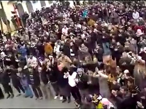 فري برس إدلب ناحية التمانعة جمعة إضراب الكرامة 9 12 2011