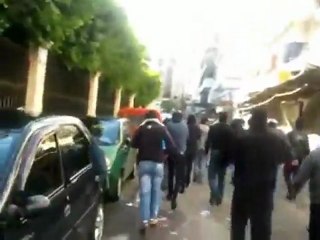 فري برس   اللاذقية   الثوار يضعون بشار في مزبلة التاريخ 9 12 2011