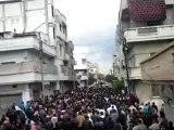 فري برس   حمص المحتلة أحرار الوعر القديم في جمعة إضراب الكرامة والشعب يريد اسقاط المجنون 9 12 2011