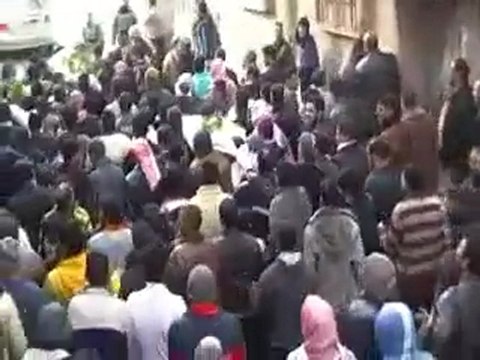 فري برس حمص كرم الزيتون تشييع جثامين الشهيدين 9 12 2011