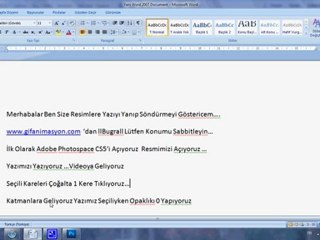 Adobe Photoshop Yanıp Sönme