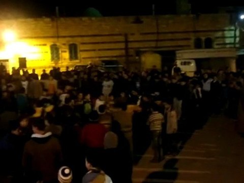 فري برس طيبة الامام مظاهرة مسائية 10 12 2011 ج2