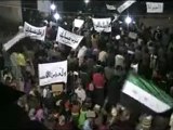 فري برس   حمص الحولة مظاهرة مسائية رائعة في الحي العمري12 12 2011