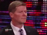 WWE Raw (1/23/12) - CM Punk Challenges John Laurinaitis for a Match