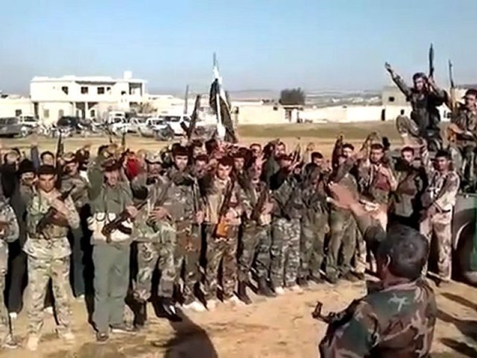 فري برس   ادلب   جبل الزاوية تشكيل كتيبة شهداء جبل الزاوية 15 12 2011