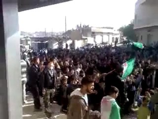 فري برس   حماة   اللطامنة   مظاهرة رائعة للأحرار   16 12 2011