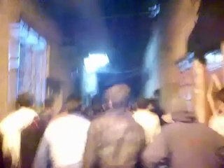 فري برس   مظاهرة مسائية في حي القدم الدمشقي السبت 17   12   2011