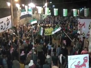 فري برس   حلب  عندان   مسائية 18 12 2011