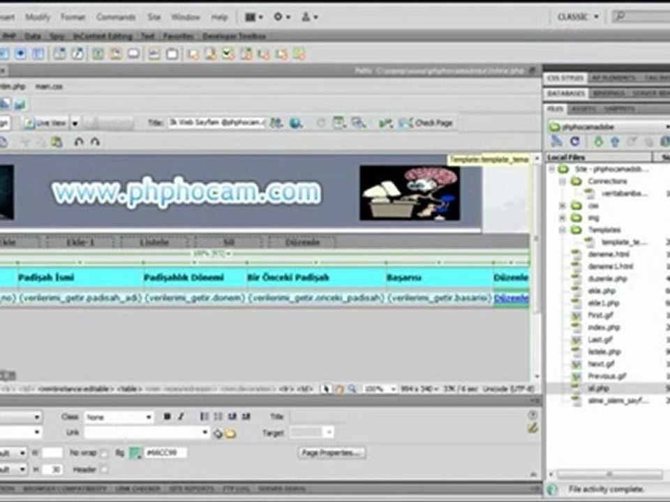 Ders-04 Mysql Veri Tabanı Verilerini Düzenleme
