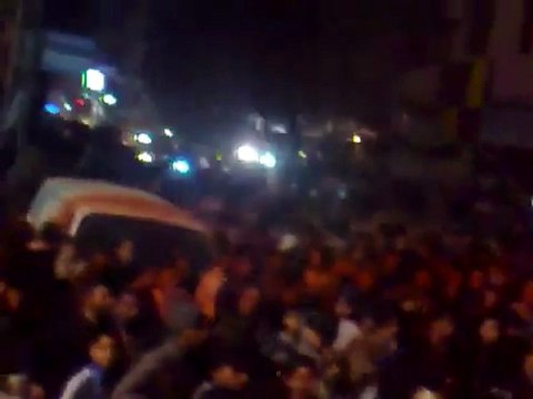 فري برس ريف دمشق زملكا مظاهرة مسائية حاشدة 20 12 2011 ج1