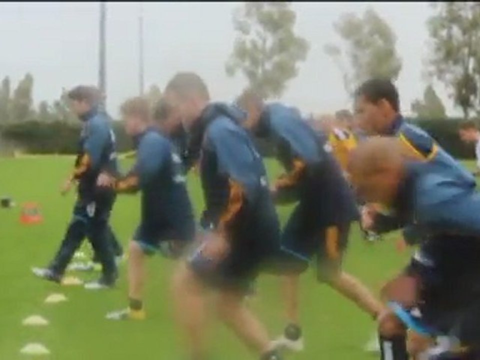 David Beckham wieder im Training