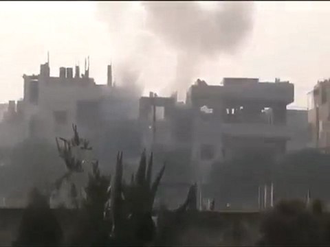 فري برس قصف عشوائي على المنازل باباعمرو 22 12 2011