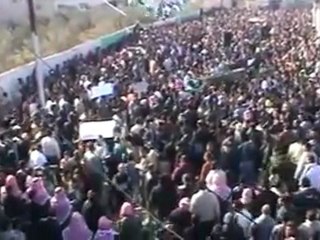 فري برس   تشييع الشهداء حمص ديربعلبة  بروتوكول الموت 23 12 2011