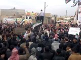 فري برس   مدينة مارع   حلب   مظاهرات جمعة بروتوكول الموت 23 12 2011