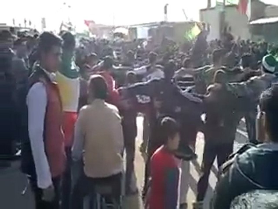 فري برس   سكابا مظاهرة عامودا جمعة بروتوكول الموت 23 12 2011