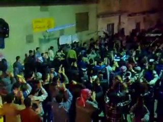 حماه - حي الحميدية - مسائية ئهنة الاخوة المسيحين بعيد...