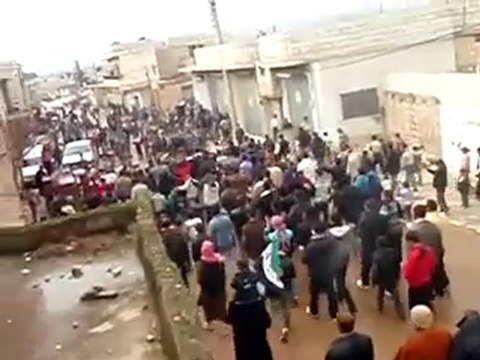 فري برس ادلب كللي مظاهرة السبت 24 12 2011