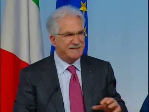 Roma - Governo-Parti sociali conferenza Cgil Cisl Uil Ugl