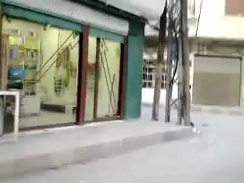 فري برس الكسوة اضراب الكرامة اغلاق المحال التجارية 24 12 2011