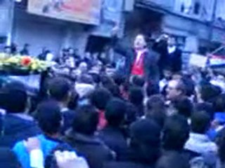 فري برس   تشييع الشهيد جمال سورية حنا معاكي للموت   اليرموك