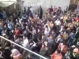 فري برس   ادلب التح مظاهرة يوم الاربعاء تطالب باعدام السفاح 28 12 2011