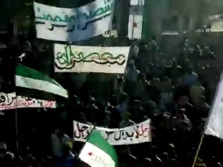 فري برس   ادلب الدير الشرقي مظاهرة يوم الاربعاء 28 12 2011