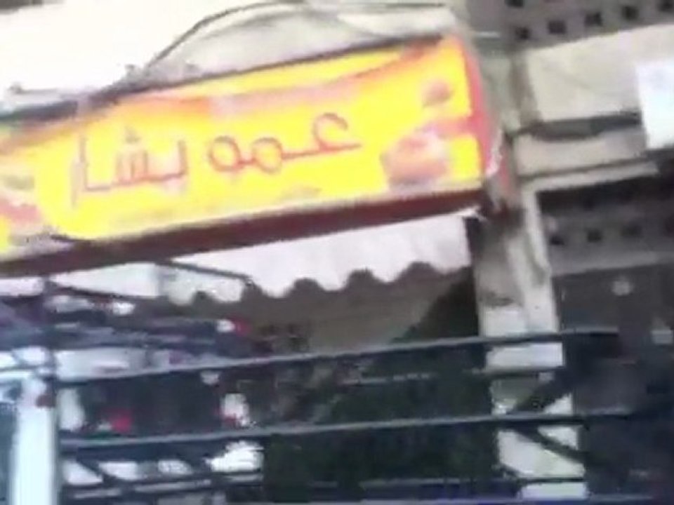 فري برس   دمشق حي برزة البلد اضراب العاصمة في 28 12 2011