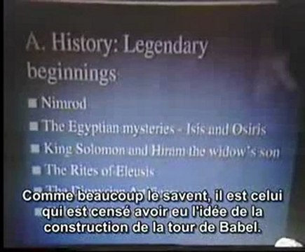 La lumière derrière la franc maçonnerie 2/10