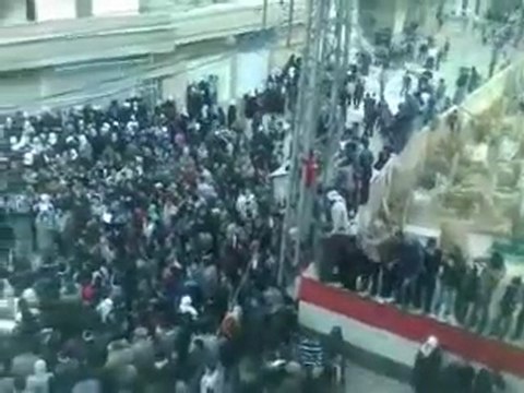 فري برس معضمية الشام و تشييع الشهيد علاء بلال مقطع 30 12 2011 ج3