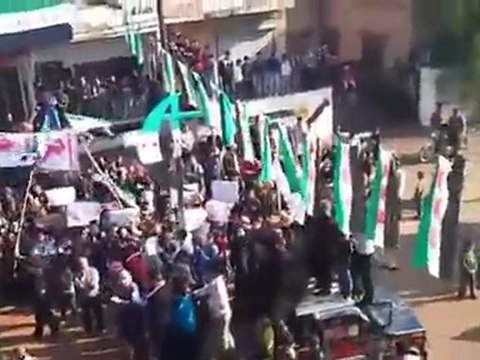 فري برس حماة خطاب جمعة الزحف إلى ساحات الحرية 30 12 2011